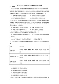 第十单元 改革开放与现代化建设新时期 测试卷（含解析）2024届统编版（2019）中外历史纲要上高中历史二轮复习）