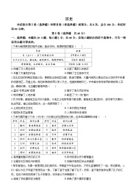 +甘肃省张掖市某校2023-2024学年高三下学期模拟考试历史试题