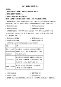 2024届青海省海东市高三下学期一模文科综合试卷-高中历史（原卷版+解析版）