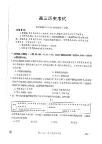 2024届高三下学期4月金太阳全国大联考（指南针)历史试题及答案