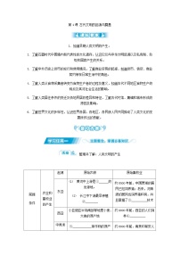 第1课 古代文明的起源与奠基 导学案（含答案）--2024届高三历史统编版二轮复习