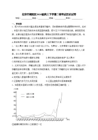 北京市朝阳区2024届高三下学期二模考试历史试卷(含答案)
