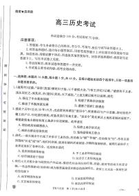 2024金太阳百万金太阳高三下学期5月大联考（盾牌眼）历史试题