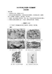 2024年上海市嘉定区高三上学期第一次质量调研（高考一模）历史试卷含答案
