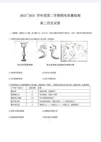 历史丨湖北省武汉市江岸区2025届高三7月期末考试历史试卷及答案