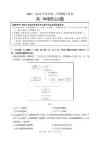 历史-江苏省徐州市2025届2023-2024学年高二下学期期末抽测试卷【含答案】