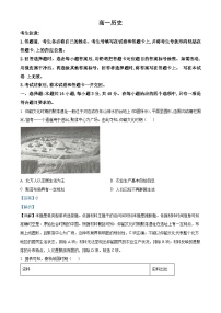 2024湖南省部分学校高一下学期期末联考历史试题含解析