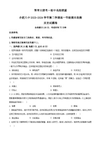 安徽省皖中名校联盟合肥市第八中学2023-2024学年高一下期末考试历史试卷（Word版附解析）