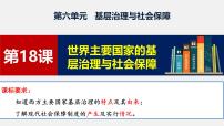人教统编版选择性必修1 国家制度与社会治理第18课 世界主要国家的基层治理与社会保障评课课件ppt