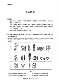 湖南2024年高三9月联考 历史试题（含答案）