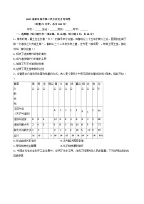 2025届湖南省邵东市第四中学高三上学期二模考试历史试题（含解析）