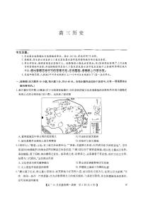 河南省许平汝名校2024-2025学年高三上学期10月质量检测历史试题