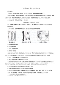 黑龙江省龙东地区2024-2025学年高二上学期阶段测试（二）（期中）历史试题（Word版附答案）