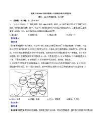 甘肃省武威第八中学2024-2025学年高一上学期期中历史试题（解析版）