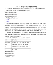 天津市小站第一中学2024-2025学年高二上学期期中历史试题（解析版）