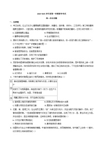 陕西省洛南中学2024-2025学年高一上学期期中考试历史试题(含解析)