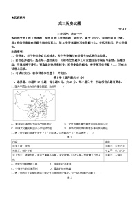 2025德州高三上学期期中考试历史含答案