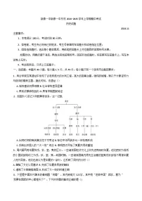 山东省新泰市第一中学、新泰市第一中学东校2024-2025学年高一上学期期中考试历史试题