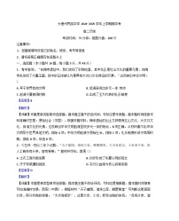 云南省大理白族自治州民族中学2024-2025学年高二上学期期中历史试题（解析版）