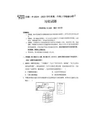 安徽省十联考合肥一中2024-2025学年高二上学期11月期中考试历史试卷（PDF版附解析）