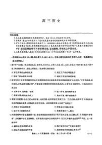 河南省部分学校2024-2025学年高三上学期11月联考历史试题