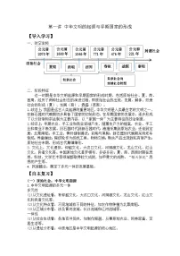 2025届高考历史一轮复习学案：第1课 中华文明的起源与早期国家的形成