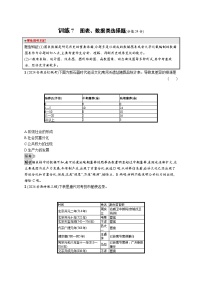 备战2025年高考二轮复习历史（通用通史版）题型强化练训练7图表、数据类选择题（Word版附解析）