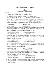 2025广西新课程教研联盟高三上学期11月联考试题历史含解析