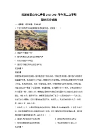 四川省眉山市仁寿县2023-2024学年高二（上）期末历史试卷（解析版）