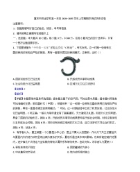 2024-2025学年度重庆市巴渝学校高一上学期期中考试历史试题(解析版)