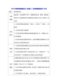 2025年高考统编版历史一轮复习：非选择题答题技巧 讲义