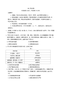 甘肃省白银市2024-2025学年高二上学期期末联考历史试题