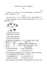 北京市西城区2024-2025学年高三上学期期末考试历史试卷