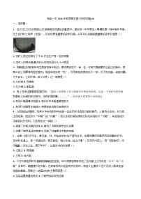湖北省黄石市有色第一中学2024--2025学年高一上学期期末复习测试（06）历史试题