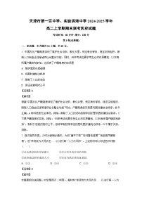 天津市第一百中学、实验滨海中学2024-2025学年高二上学期期末联考历史试卷（解析版）