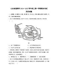山东省淄博市2024—2025学年高二第一学期期末考试历史试卷