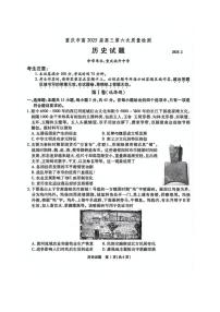 历史丨重庆市南开中学高2025届高三下学期2月第六次质量检历史试卷及答案