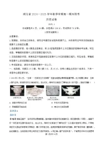 湖北省2024-2025学年高一上学期期末考试历史试卷（Word版附解析）
