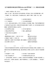 辽宁省沈阳市东北育才学校2024-2025学年高二（上）期末历史试卷
