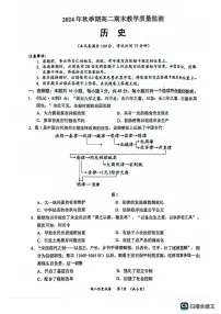 广西壮族自治区玉林市2024-2025学年高二上学期1月期末考试历史试卷（PDF版附解析）