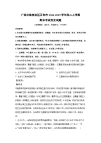 广西壮族自治区百色市2024-2025学年高二(上)期末考试历史试卷（解析版）