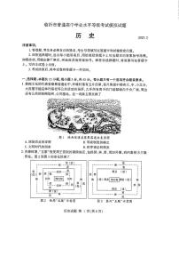 山东省临沂市2025届高三高考模拟一模考试-历史试卷+答案