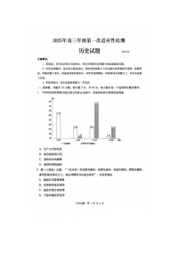 2024-2025学年下学期3月山东省青岛市高三年级第一次适应性检测历史试卷含答案