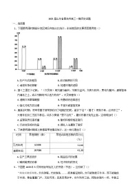 2025届山东省青岛市高三下学期一模历史试题(含解析)