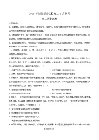 2025湖北省部分名校高二下学期3月联考历史试题含解析