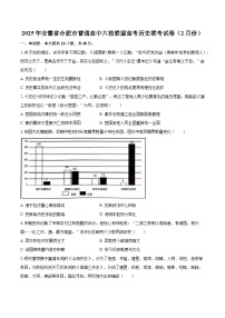 2025安徽省合肥市普通高中六校联盟高三下学期联考历史试题