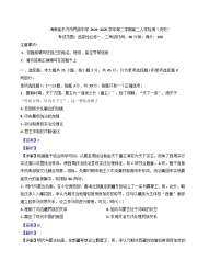 海南省东方市民族中学2024-2025学年高二下学期入学检测历史试题（解析版）