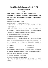 河北省邢台市卓越联盟2024-2025学年高一下学期第一次月考 历史试卷（解析版）