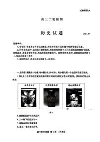 2024届山东省泰安高三二模-历史试卷（含答案）