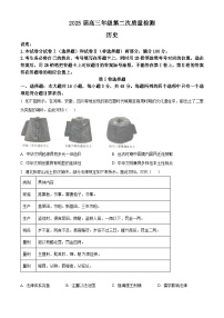2025届河南省开封市、周口市、商丘市高三下学期第二次质量检测历史试题 （原卷版+解析版）